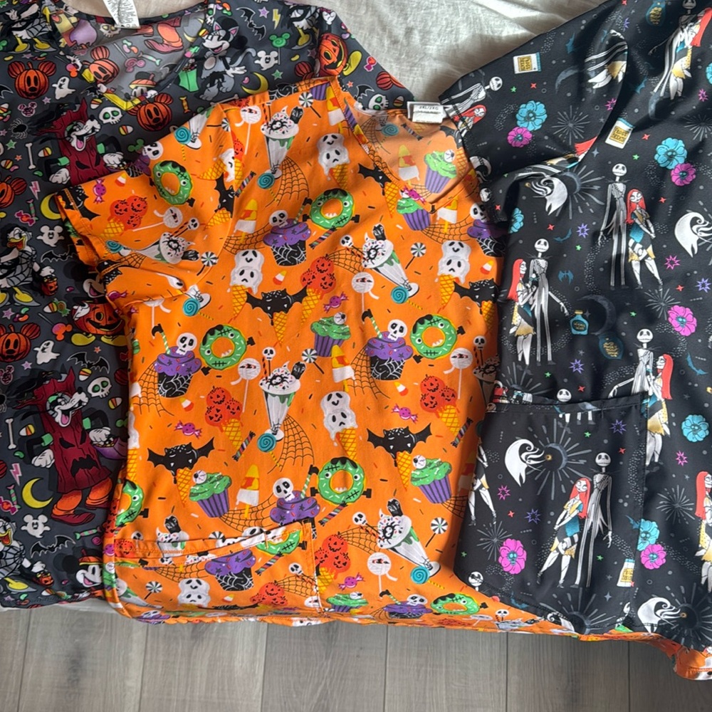 Halloween Scrub Top Bundle